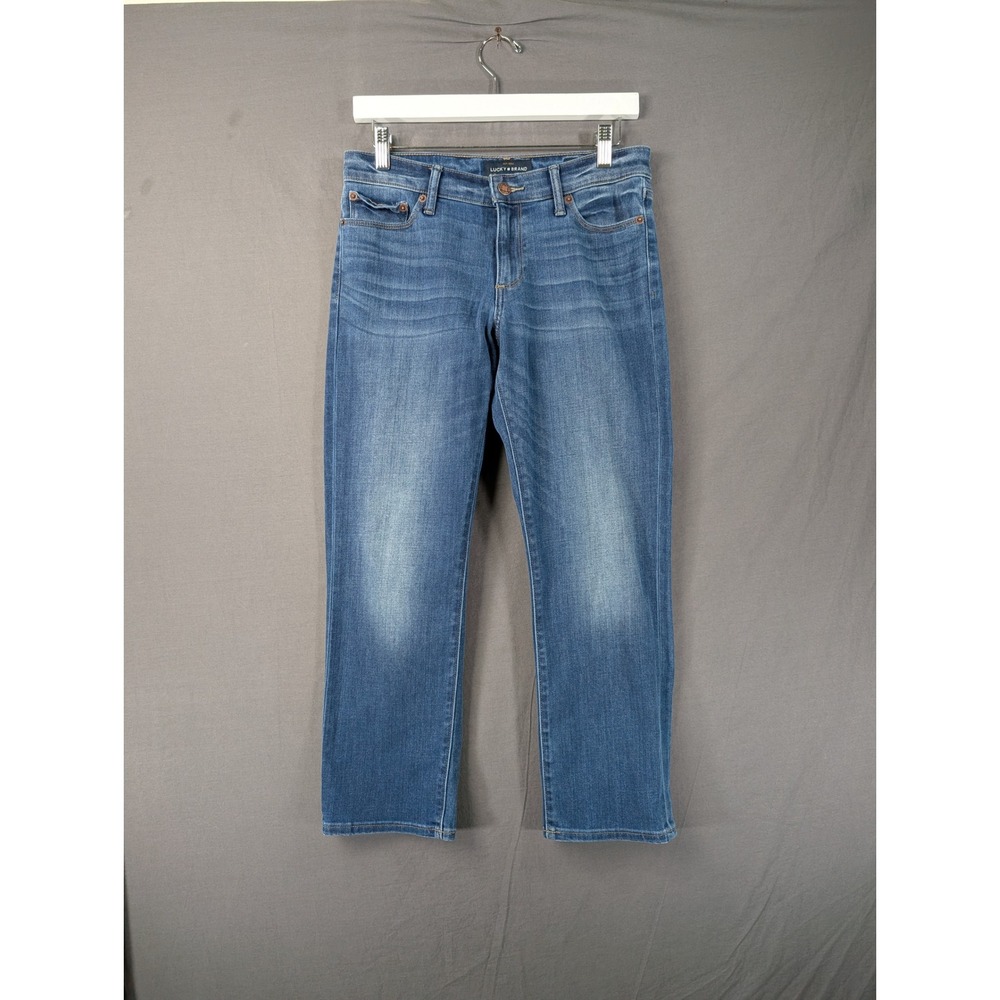 Lucky Brand Sweet Straight Blue Denim Jeans Size 6/28 Mid Rise‎ Classic Casual